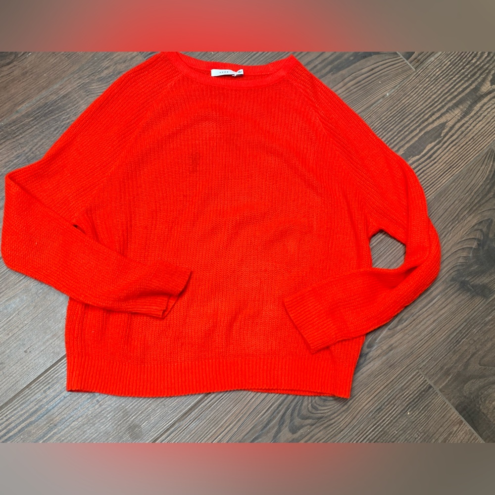 Lush Red Knit Sweater SZ M